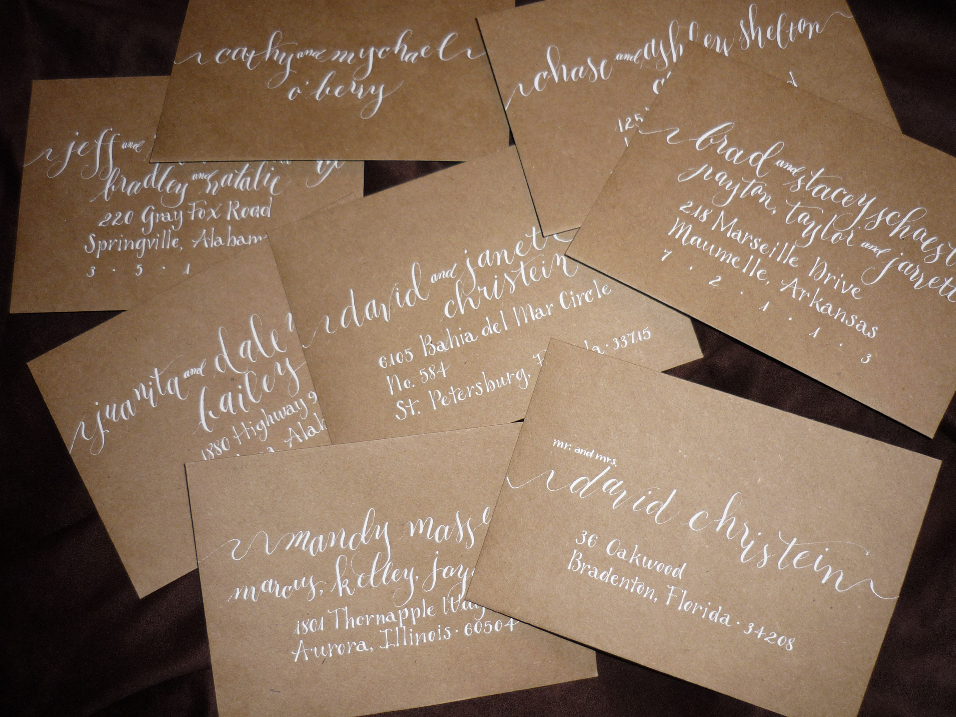 Calligraphy works